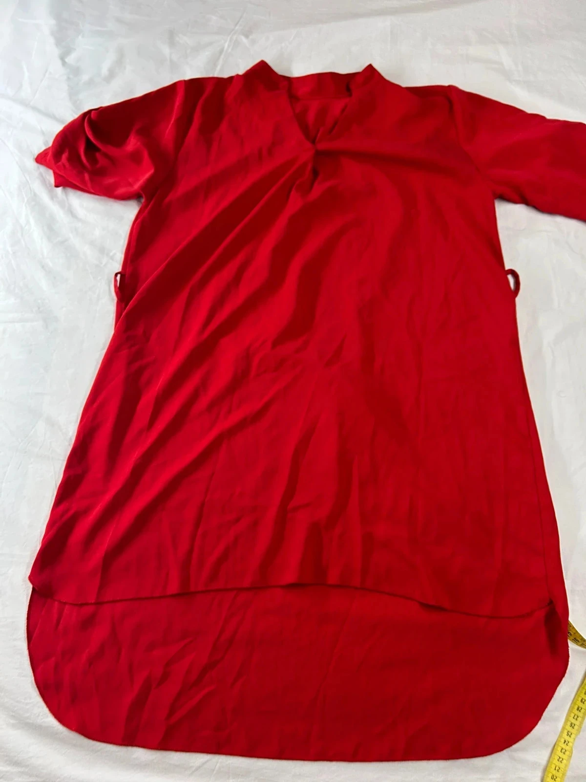Vestido largo rojo vintage – photo 2